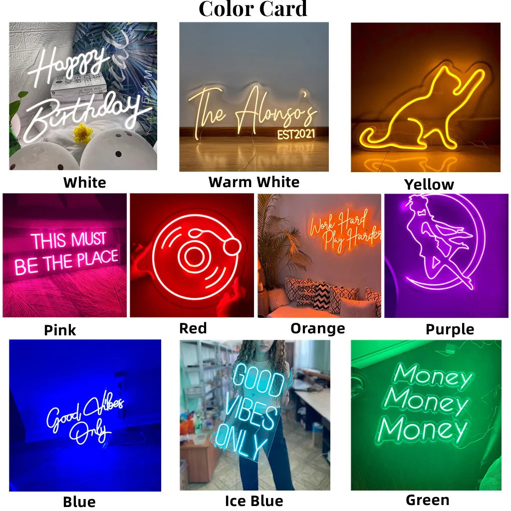 EZPZ Cactus Jack LED Custom Neon Sign USB Light Room Decoration Neon Light Rap West Coast Bedroom Wall Decoration Bar Pub Party Decor