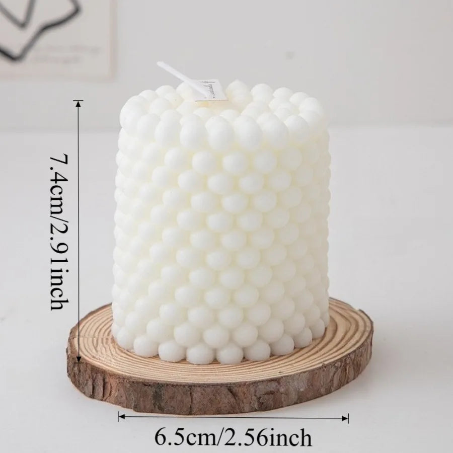 EZPZ Nordic Bubble Cube Scented Candle Soy Wax Aromatherapy Candle Home Bedroom Table Decor Wedding Birthday Gift
