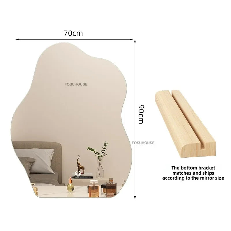 EZPZ Cloud Smart LED Decorative Mirrors Home Bedroom Dressing Table Mirror Wall-mounted Vanity Mirror Designer Mirror for Decorative