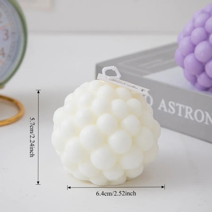 EZPZ Nordic Bubble Cube Scented Candle Soy Wax Aromatherapy Candle Home Bedroom Table Decor Wedding Birthday Gift