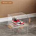 EZPZ Large Sneaker Organizer Box Thickened Transparent Shoe Box with Magnetic Closure Stackable Multi-Layer Shoe Storage Organizer