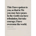 EZPZ Inspiring Modern Bible Proverbs Canvas Print Easter Christian Quotes Wall Art Poster Pictures for Modern Living Room H