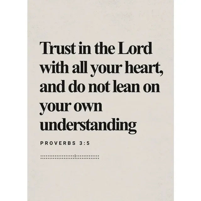 EZPZ Inspiring Modern Bible Proverbs Canvas Print Easter Christian Quotes Wall Art Poster Pictures for Modern Living Room H